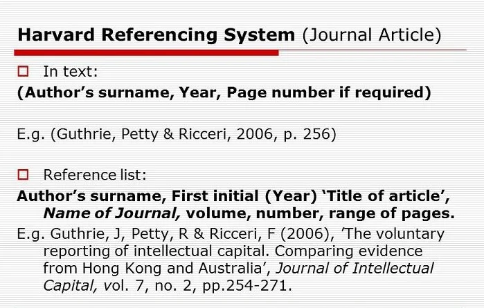 Difference Between Apa And Harvard Referencing Relationship Between