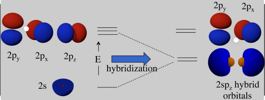 Comparison of hybridization and overlapping