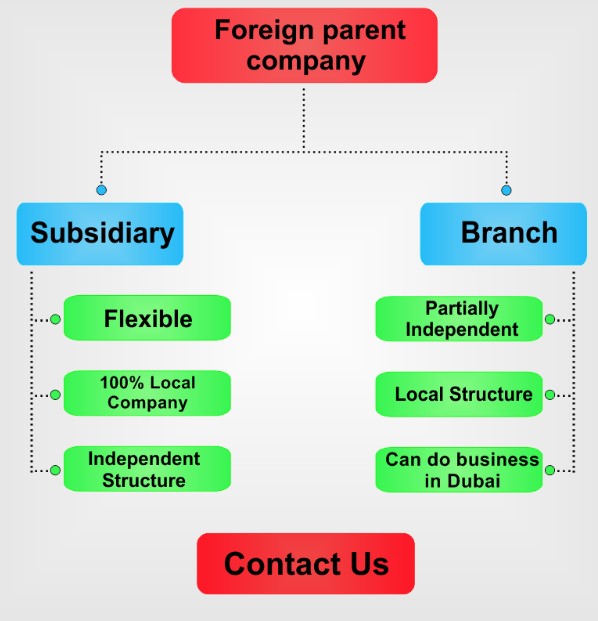 Difference Between Branch And Vs Subsidiary