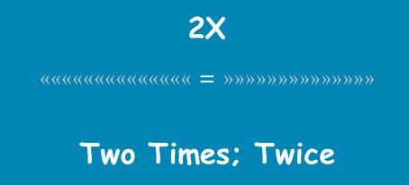Difference Between Twice And Vs Two Times