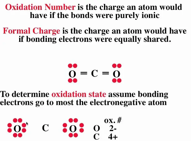 How formal charge and oxidation state relate to each other