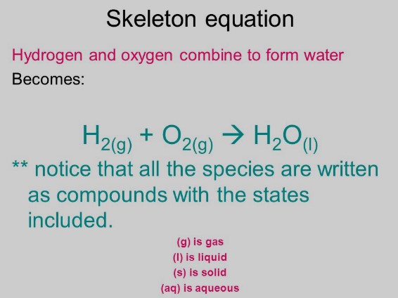 Similarities between balanced and skeleton equations