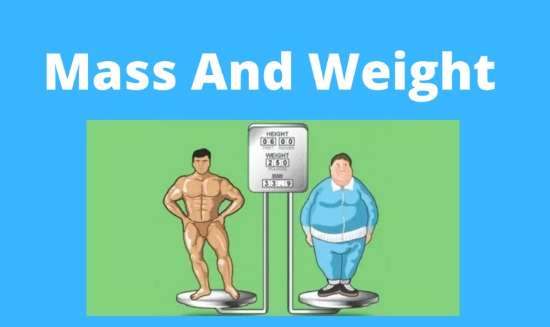 What Is The Relation Between Mass And Weight